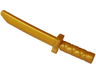 Minifigure, Weapon Sword, Shamshir / Katana with Short Blade