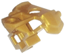 Minifigure Armor Shoulder Pads with Scabbard for 2 Katanas and Bar Hole