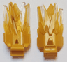 Energy Burst with Wide Clip with Marbled Trans-Clear Pattern
