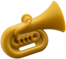 Minifigure, Utensil Musical Instrument, Tuba