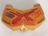 Large Figure Chest Armor Small with Red and Orange Pattern