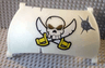 Duplo Boat Sail 11 x 7 with Skull and 2 Sabers Pattern