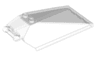 Windscreen 8 x 4 x 2 with 2 Studs and Bar Handle