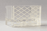 Panel 1 x 2 x 1 with Rounded Corners and 2 Sides with Soccer (Football) Goal Net Pattern