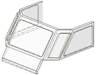 Glass for Train Front Sloping Top