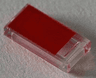 Tile 1 x 2 with Red Rectangle Pattern
