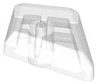 Tile, Modified 1 x 2 Diamond with Bar
