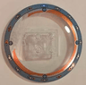Dish 6 x 6 Inverted (Radar) - Solid Studs with Cracked Glass Gyrosphere Pattern
