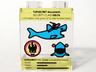 Panel 1 x 2 x 2 - Hollow Studs with Sharks with Missiles Datasheet and Agents Villain Logo Pattern