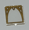 Glass for Window 1 x 2 x 2 Flat Front with Ornamented Window Arch Pattern