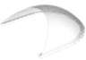 Windscreen 14 x 14 x 4 Curved