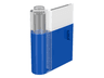 Door 1 x 3 x 3 Left with Vertical Handle with Blue Bottom Pattern