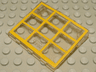 Garage Door Glass without Counterweights - Yellow Frame Pattern without Hinge Pins