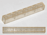 Brick 1 x 8 without Bottom Tubes, with Cross Supports
