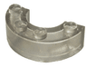 Brick, Round Corner 4 x 2 Macaroni Double without Stud Notches