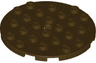 Plate, Round 6 x 6 with Hole
