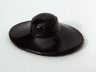Minifigure, Headgear Hat, Very Wide Brim