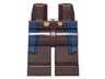 Hips and Legs with Dark Blue Coattails and Dark Tan Vest Tails Pattern