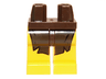 Hips and Yellow Legs with Dark Brown Loincloth Pattern