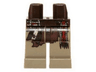 Hips and Dark Tan Legs with Pouch and Sash Pattern
