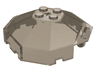 Windscreen 6 x 6 x 2 Octagonal Canopy with Axle Hole