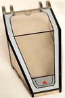Windscreen 7 x 4 x 1 2/3 with Locking Dual 2 Fingers with SW Red Triangle Pattern