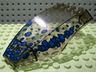 Windscreen 10 x 6 x 2 Curved with Blue Scales Pattern