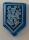 Tile, Modified 2 x 3 Pentagonal with Nexo Power Shield Pattern - Whirlwind