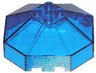 Windscreen 6 x 6 x 2 Octagonal Canopy with Axle Hole