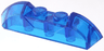 Slope, Curved 4 x 1 Double with 2 Recessed Studs
