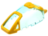 Windscreen 7 x 4 x 2 Canopy with Pearl Gold Armor and Handle Pattern