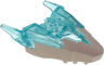Dragon Head (Ninjago) Jaw Upper with Horns with Molded White Face Pattern
