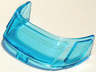 Glass for Aircraft Fuselage Curved Forward 6 x 10 Top with 3 Window Panes