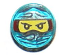 Tile, Round 1 x 1 with Ninjago Trapped Nya Pattern