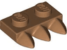Plate, Modified 1 x 2 with 3 Teeth