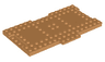 Brick, Modified 8 x 16 x 2/3 with 1 x 4 Indentations and 1 x 4 Plate
