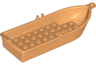 Boat, 14 x 5 x 2 with Oarlocks without Hollow Inside Studs
