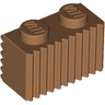 Brick, Modified 1 x 2 with Grille / Fluted Profile