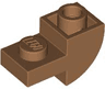 Slope, Curved 2 x 1 Inverted with Recessed Stud