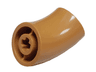 Brick, Round 2 x 2 D. 45 degrees Elbow (25.5mm Standing Height)