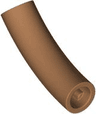 Brick, Round Tube 1 x 1 d. 45 degrees Elbow Macaroni Half - Axle Hole