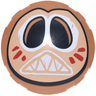 Brick, Round 6 x 6 Dome Top with Tan Kakamora Mask with Red and White Face Paint and Teeth Pattern