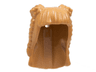 Mini Doll, Hair Female Long with 2 Buns, 3 Braids, 1 Hole for Pin