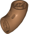 Brick, Round 2 x 2 D. 90 degrees Elbow (23mm Standing Height)