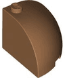Brick, Round Corner 3 x 3 x 2 Dome Top