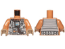 Torso SW Resistance Pilot Flight Suit with Straps and Brown Hose Pattern / Medium Nougat Arms / Dark Tan Hands