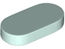 Tile, Round 1 x 2 Oval