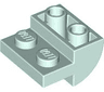 Slope, Curved 2 x 2 Inverted with 2 Recessed Studs