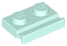 Plate, Modified 1 x 2 with Door Rail