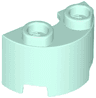 Cylinder Half 1 x 2 x 1